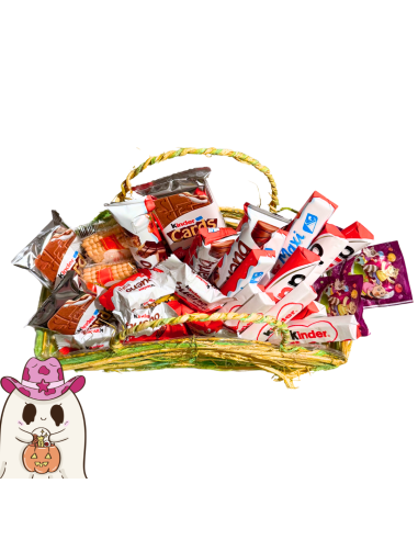 Paczka Słodyczy na Halloween - Koszyczek Kinder 700g