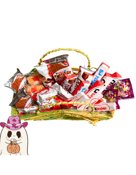 Paczka Słodyczy na Halloween - Koszyczek Kinder 700g