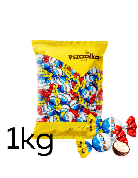 Pszczółka Choco Bits Cukierki z Mlecznym Nadzieniem 1kg