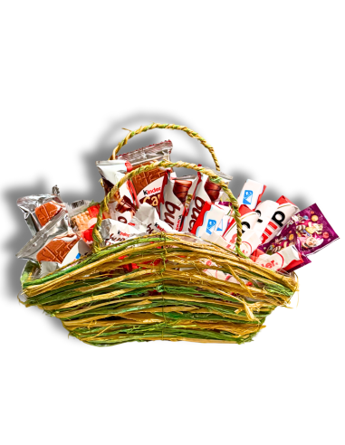 Paczka Słodyczy na Halloween - Koszyczek Kinder 700g