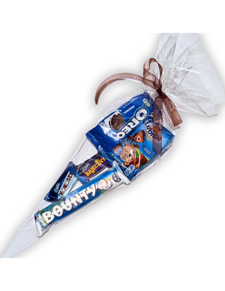 Niebieski Róg Obfitości - Rożek Paczka Słodyczy