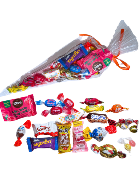 Słodka Paczka Cukierków Mix 20 sztuk - Kinder, Wedel, Wawel, Pszczółka