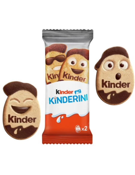 KINDER Kinderini Ciastka Mleczne Kakaowe 20g