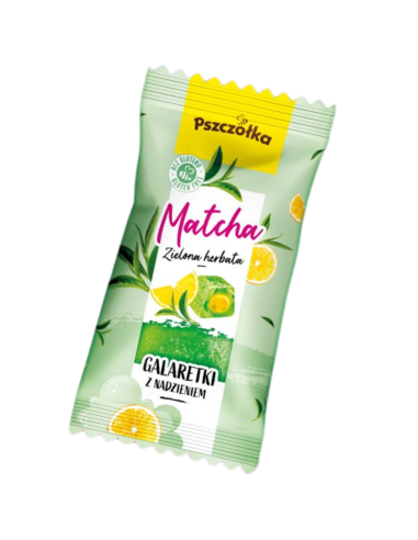 PSZCZÓŁKA Cukierek Galaretka z Nadzieniem Sakura & Matcha 1szt ok. 15g