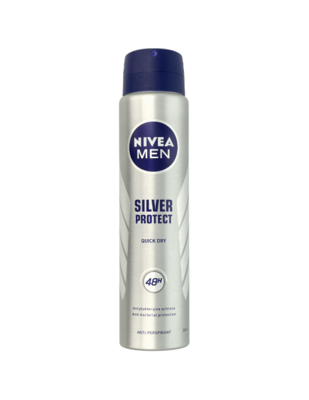 NIVEA Męski Dezodorant Silver Protect Spray 150ml