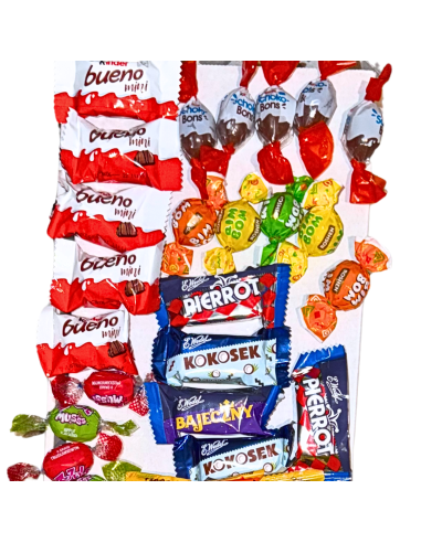 Worek Słodyczy - Mix Paczka Cukierków 50 szt.