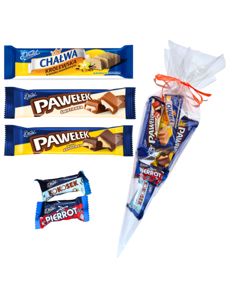 Zestaw Prezentowy Wedel - Pawełek, Chałwa, Cukierki w Rożku