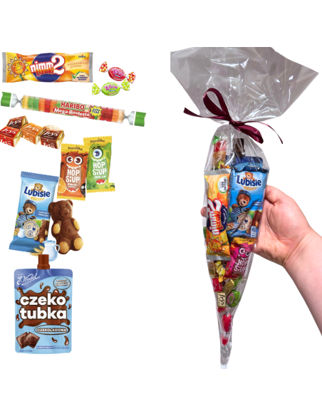 Rożek Radości Haribo, Wedel, Lubisie - Zestaw Słodyczy dla Dzieci