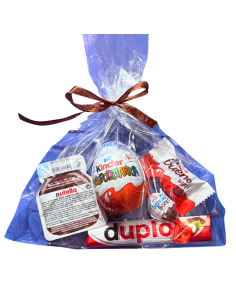 Woreczek Słodyczy Kinder - Prezent z Niespodzianką, Duplo i Nutellą 5 Produktów