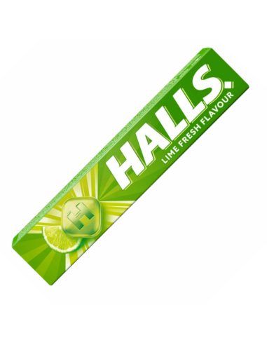 HALLS Cukierki o Smaku Limonki Lemon Fresh 33,5g