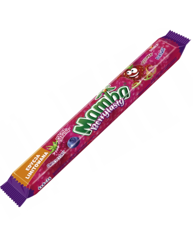 MAMBA BerryTasty Gumy Rozpuszczalne Owoce Leśne 4 szt 106g