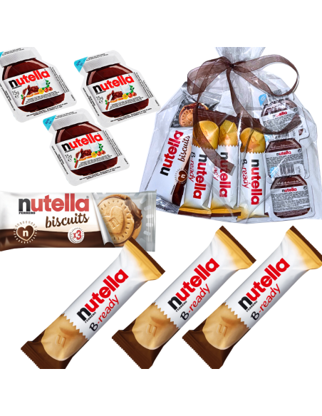 Słodki Zestaw Prezentowy Nutella w Woreczku