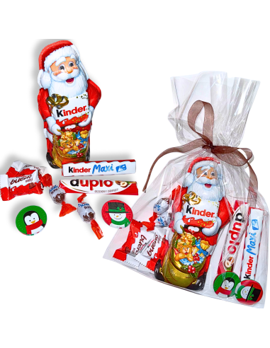 Upominek Mikołajkowy KINDER - Czekoladowy Mikołaj, Duplo, Maxi, Monety