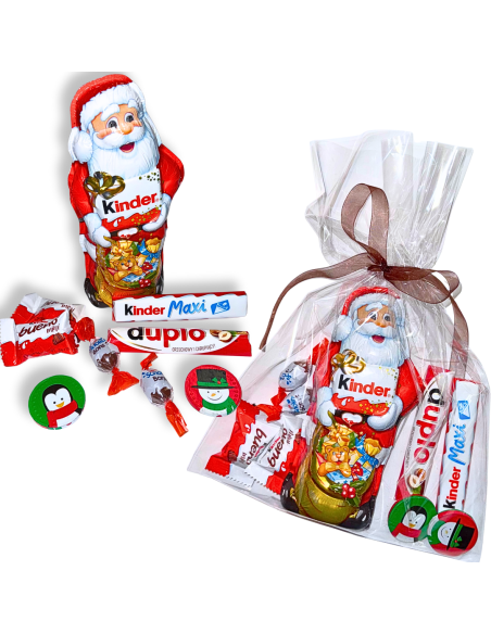 Upominek Mikołajkowy KINDER - Czekoladowy Mikołaj, Duplo, Maxi, Monety