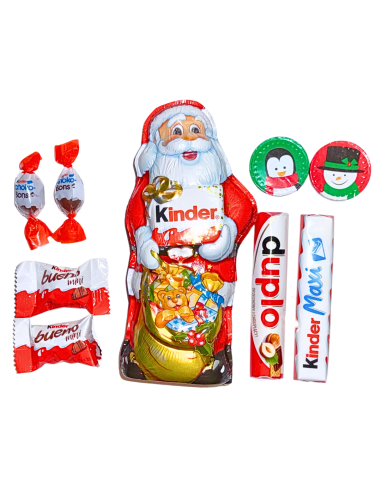 Upominek Mikołajkowy KINDER - Czekoladowy Mikołaj, Duplo, Maxi, Monety