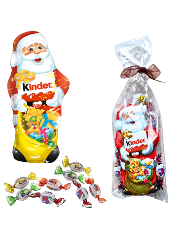 Upominek Mikołajkowy KINDER Mikołaj + Cukiereczki