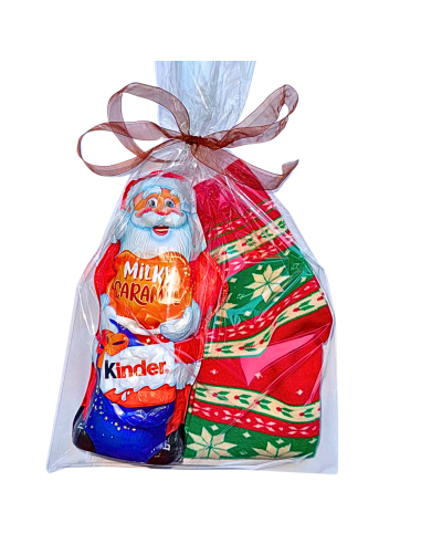 Klasyczny Upominek Mikołaj + Skarpety Świąteczne