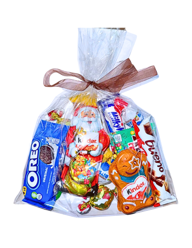 Świąteczny Zestaw Słodyczy w Woreczku - Kinder, Oreo, Milka, M&Ms Młodzież Dorośli Dzieci