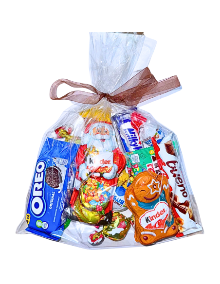 Świąteczny Zestaw Słodyczy w Woreczku - Kinder, Oreo, Milka, M&Ms Młodzież Dorośli Dzieci