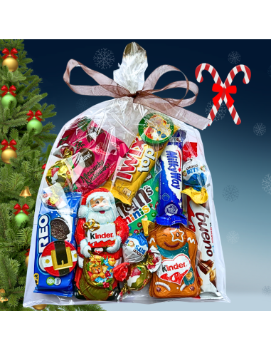 Świąteczny Zestaw Słodyczy w Woreczku - Kinder, Oreo, Milka, M&Ms Młodzież Dorośli Dzieci