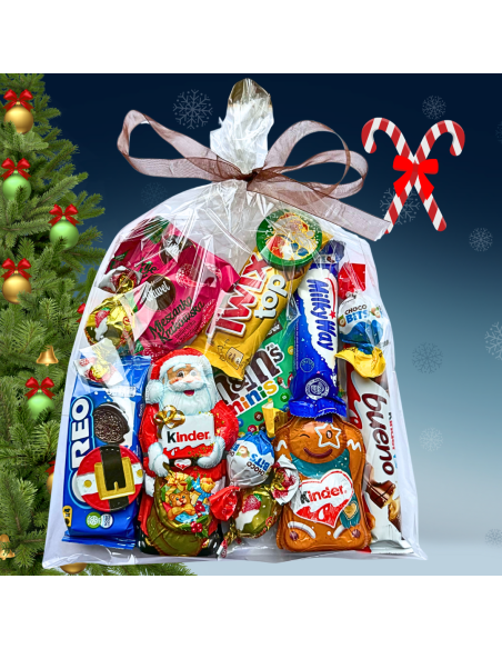 Świąteczny Zestaw Słodyczy w Woreczku - Kinder, Oreo, Milka, M&Ms Młodzież Dorośli Dzieci