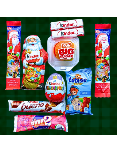 Zestaw Mikołajkowy dla Dzieci - Kinder, Lubisie, Nimm2 w Woreczku