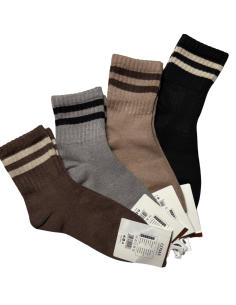 Damskie Skarpety Paski Pachnące Kaszmir 4 Pary
