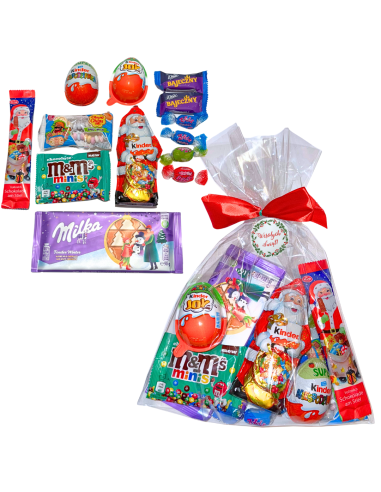 Świąteczna Paczka Słodyczy Mikołaj Kinder Milka Upominek Najlepsze Słodycze