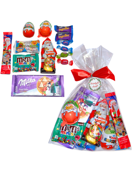 Świąteczna Paczka Słodyczy Mikołaj Kinder Milka Upominek Najlepsze Słodycze