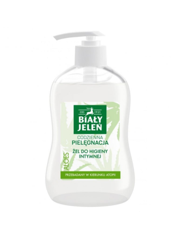 BIAŁY JELEŃ Żel do Higieny Intymnej 500ml Aloes