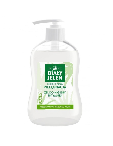 BIAŁY JELEŃ Żel do Higieny Intymnej 500ml Aloes