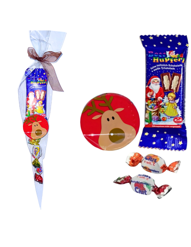 Świąteczny Upominek Słodki Rożek Drobny Prezent Mikołajki Podziękowanie