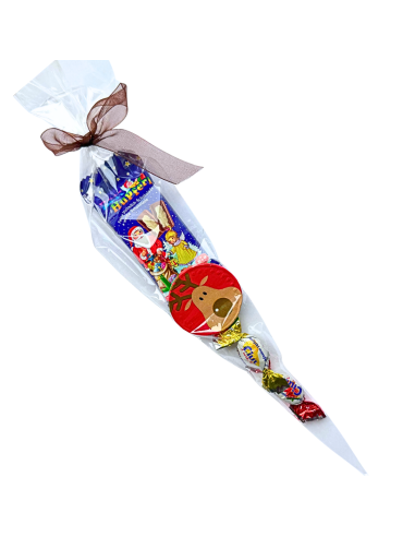 Świąteczny Upominek Słodki Rożek Drobny Prezent Mikołajki Podziękowanie