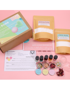 Zestaw do Robienia Kul do Kąpieli - Różowa Lemoniada i Cytrusy