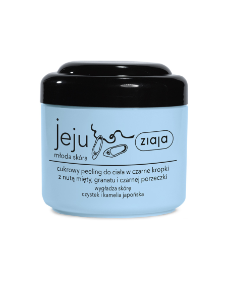 ZIAJA JEJU Cukrowy Peeling do Ciała w Czarne Kropki 200ml