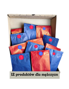 KALENDARZ ADWENTOWY DLA NIEGO 12 Niespodzianek Kosmetycznych dla Mężczyzny ZIAJA