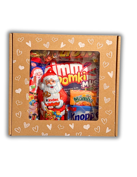 Zestaw Prezentowy Świąteczny Box Słodyczy L