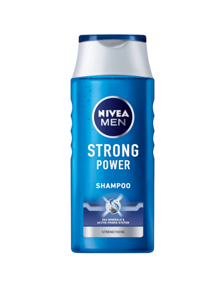 NIVEA Men Męski Szampon Do Włosów Strong Power Wzmacniający 400ml