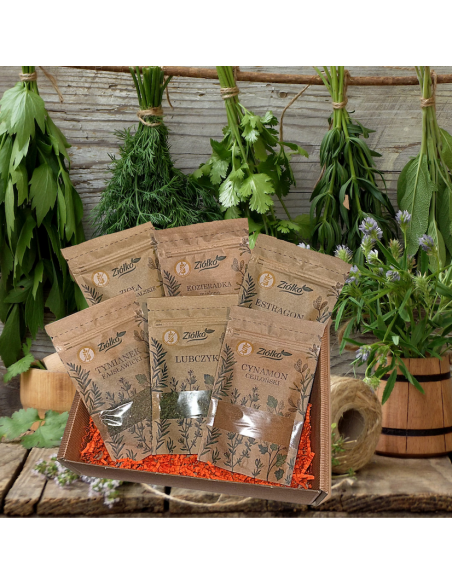 Zestaw Upominkowy "Zioła i Przyprawy Natury" - 6 Produktów