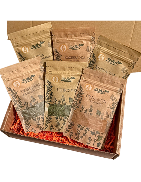 Zestaw Upominkowy "Zioła i Przyprawy Natury" - 6 Produktów