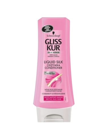 GLISS KUR Odżywka Do Włosów Matowych i Łamliwych Liquid Skin 200ml