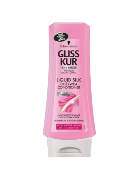 GLISS KUR Odżywka Do Włosów Matowych i Łamliwych Liquid Skin 200ml