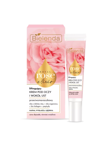 BIELENDA Royal Rose Elixir Liftingujący Krem pod Oczy 15ml