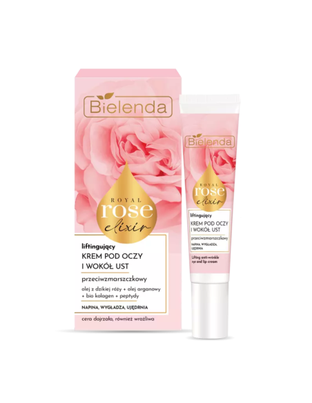 BIELENDA Royal Rose Elixir Liftingujący Krem pod Oczy 15ml