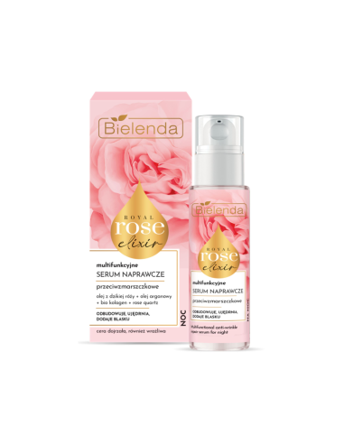 BIELENDA Royal Rose Elixir Multifunkcyjne Serum Naprawcze 30ml