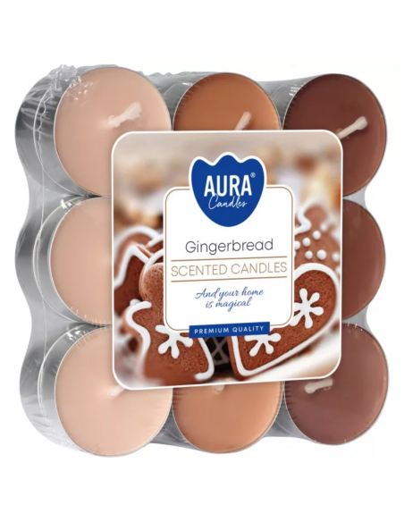 BISPOL Podgrzewacze Zapachowe Tealight Piernik 18szt