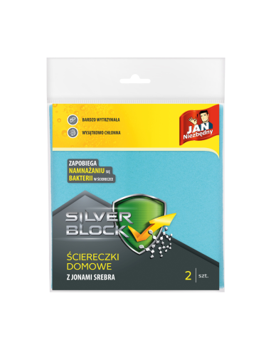 JAN NIEZBĘDNY Silver Block Ściereczki Domowe 2 szt