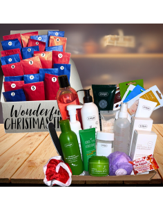 Kalendarz Adwentowy dla Niej 24 Niespodzianek Pełnowymiarowe Kosmetyki