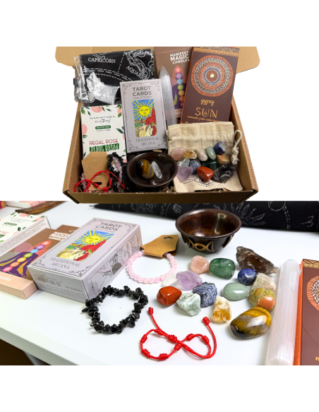 Kalendarz Adwentowy Magiczne Odliczanie z Tarotem 24 Produkty Kamienie