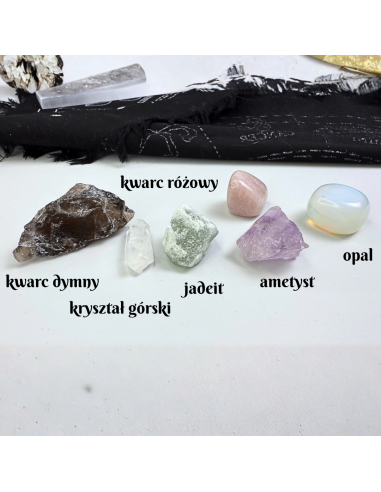 KALENDARZ ADWENTOWY Z KAMIENIAMI - 24 Niespodzianki Zestaw Energetyczny